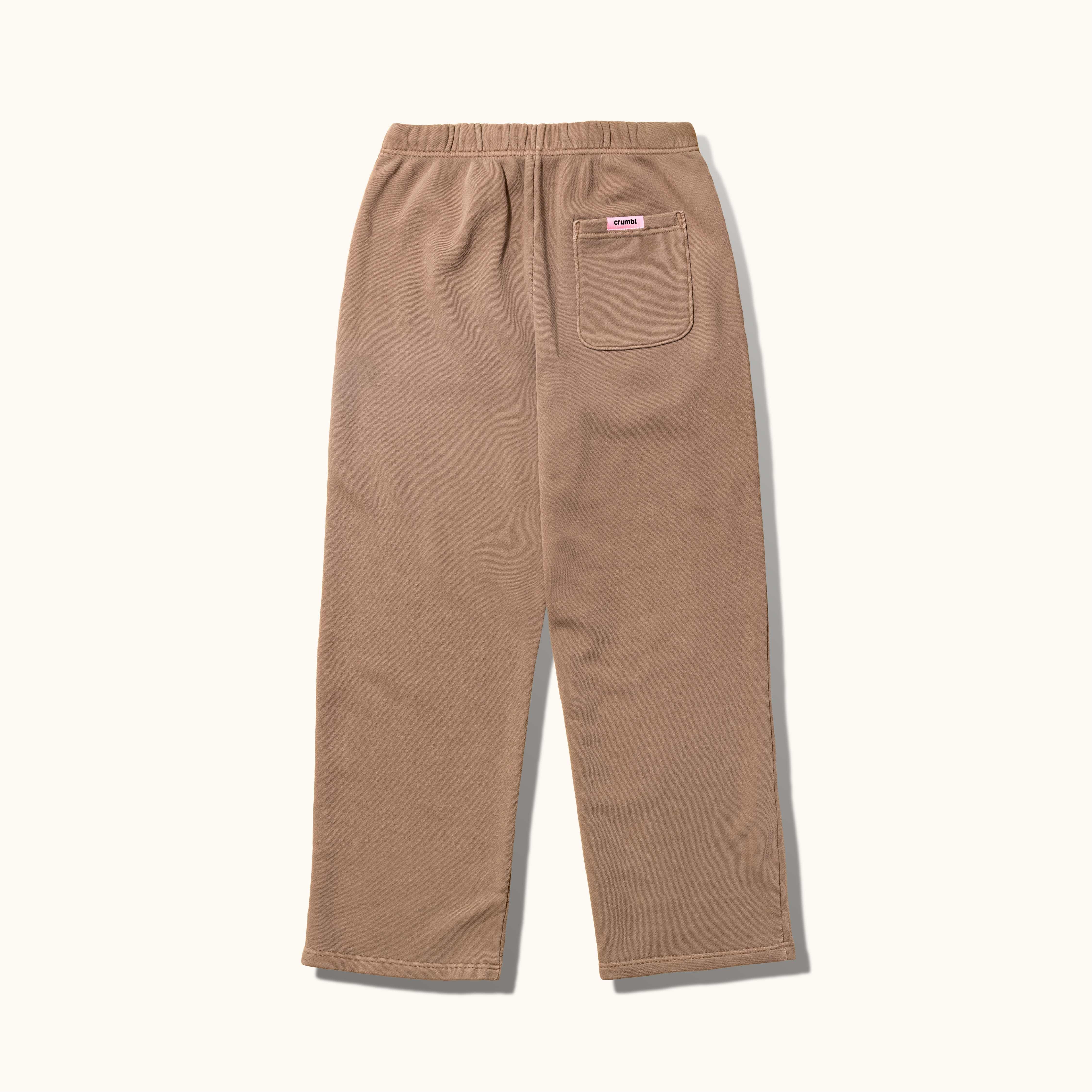 Elwood Chocolate Straight Leg Sweatpants - Image 3