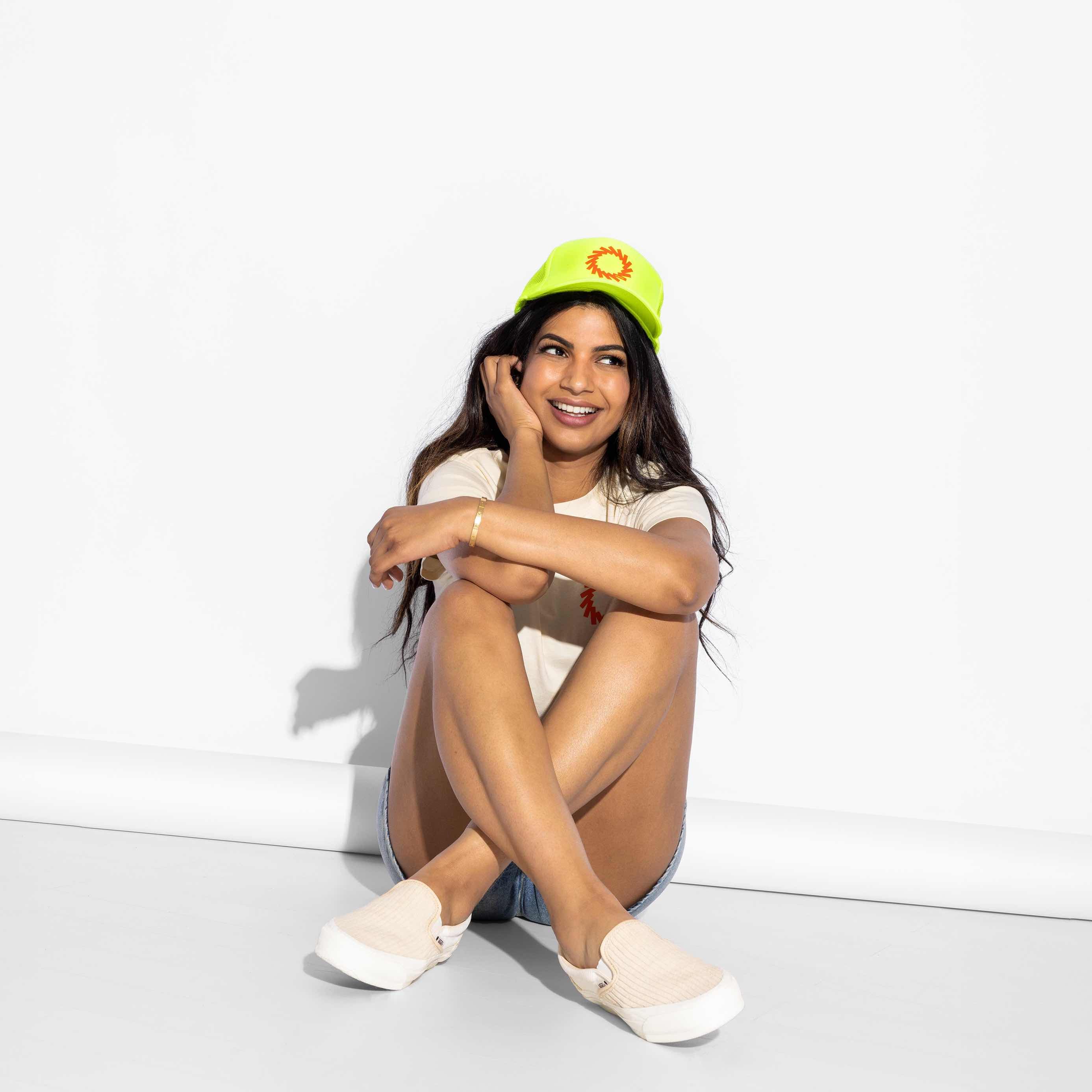 Yellow Sunbeam Trucker Hat - Image 3